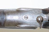 English W.R. PAPE 16 g. Double Barrel UNDERLEVER HAMMER Shotgun C&R Nicely Engraved 16 Gauge English Made Shotgun - 9 of 23