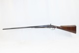 English W.R. PAPE 16 g. Double Barrel UNDERLEVER HAMMER Shotgun C&R Nicely Engraved 16 Gauge English Made Shotgun - 2 of 23