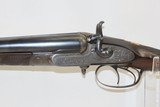 English W.R. PAPE 16 g. Double Barrel UNDERLEVER HAMMER Shotgun C&R Nicely Engraved 16 Gauge English Made Shotgun - 4 of 23