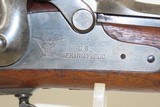 INDIAN WARS Antique US SPRINGFIELD Model 1879 Breech Loading TRAPDOOR Rifle With U.S. BAYONET and SCABBARD w/U.S. LEATHR FROG - 6 of 23