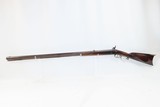 Antique Half-Stock S. HAWKEN SAINT LOUIS LONG RIFLE .38 Caliber PercussionFamous Maker of the Gateway to the West, Missouri! - 13 of 18