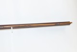 Antique Half-Stock S. HAWKEN SAINT LOUIS LONG RIFLE .38 Caliber PercussionFamous Maker of the Gateway to the West, Missouri! - 8 of 18