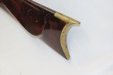 Antique Half-Stock S. HAWKEN SAINT LOUIS LONG RIFLE .38 Caliber PercussionFamous Maker of the Gateway to the West, Missouri! - 18 of 18