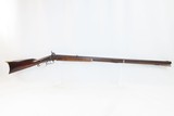 Antique Half-Stock S. HAWKEN SAINT LOUIS LONG RIFLE .38 Caliber PercussionFamous Maker of the Gateway to the West, Missouri! - 2 of 18