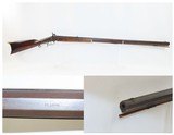 Antique Half-Stock S. HAWKEN SAINT LOUIS LONG RIFLE .38 Caliber PercussionFamous Maker of the Gateway to the West, Missouri! - 1 of 18