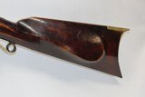 Antique Half-Stock S. HAWKEN SAINT LOUIS LONG RIFLE .38 Caliber PercussionFamous Maker of the Gateway to the West, Missouri! - 14 of 18