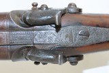 Antique F. SCHULER Side x Side GERMAN Rifle & Shotgun Percussion CAPE GUN
ENGRAVED with RELIEF CARVED & Checkered Stock - 12 of 22