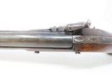 Antique SIMEON NORTH U.S. CONTRACT Model 1819 .54 Caliber CONVERSION Pistol LONG BARRELED Army & Navy Sidearm w/1822 Dated Lock - 10 of 19
