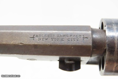 Pre-CIVIL WAR Antique COLT Model 1849 POCKET .31 Cal. PERCUSSION RevolverHARTFORD, CONNECTICUT Manufactured in 1854 - Image 9 of 21