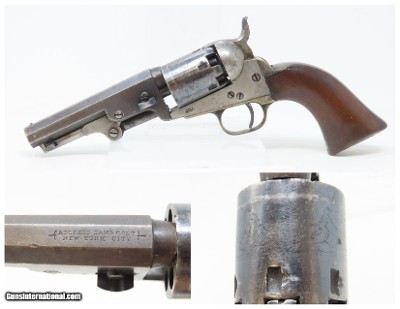 Pre-CIVIL WAR Antique COLT Model 1849 POCKET .31 Cal. PERCUSSION Revolver
HARTFORD, CONNECTICUT Manufactured in 1854