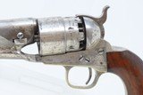 PERIOD NICKEL Antique COLT Model 1860 ARMY .44 Caliber Percussion REVOLVER
c1868 Post-Civil War Revolver Wild West - 4 of 21