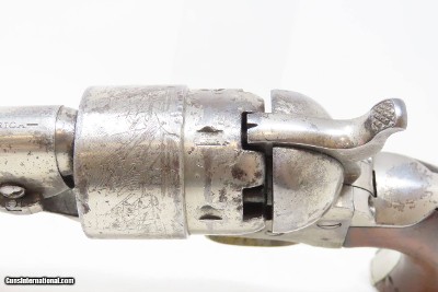PERIOD NICKEL Antique COLT Model 1860 ARMY .44 Caliber Percussion REVOLVERc1868 Post-Civil War Revolver Wild West - Image 9 of 21