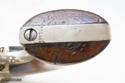 PERIOD NICKEL Antique COLT Model 1860 ARMY .44 Caliber Percussion REVOLVERc1868 Post-Civil War Revolver Wild West - Image 15 of 21