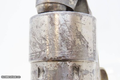 PERIOD NICKEL Antique COLT Model 1860 ARMY .44 Caliber Percussion REVOLVERc1868 Post-Civil War Revolver Wild West - Image 14 of 21