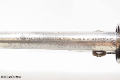 PERIOD NICKEL Antique COLT Model 1860 ARMY .44 Caliber Percussion REVOLVERc1868 Post-Civil War Revolver Wild West - Image 10 of 21
