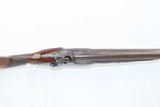 Antique JONES of BRISTOL Half Stock PERCUSSION 12 Ga. SINGLE BARREL Shotgun Engraved SHORT BARREL Mid-1800s FOWLING PIECE - 12 of 19