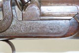 Antique JONES of BRISTOL Half Stock PERCUSSION 12 Ga. SINGLE BARREL Shotgun Engraved SHORT BARREL Mid-1800s FOWLING PIECE - 6 of 19