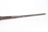 Antique JONES of BRISTOL Half Stock PERCUSSION 12 Ga. SINGLE BARREL Shotgun Engraved SHORT BARREL Mid-1800s FOWLING PIECE - 9 of 19