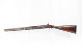 Antique JONES of BRISTOL Half Stock PERCUSSION 12 Ga. SINGLE BARREL Shotgun Engraved SHORT BARREL Mid-1800s FOWLING PIECE - 14 of 19