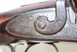 Antique JONES of BRISTOL Half Stock PERCUSSION 12 Ga. SINGLE BARREL Shotgun Engraved SHORT BARREL Mid-1800s FOWLING PIECE - 7 of 19