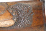 Antique JACOB HEYM Side x Side GERMAN Rifle & Shotgun Percussion CAPE GUNENGRAVED with RELIEF CARVED & Checkered Stock - 6 of 18