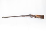 Antique JACOB HEYM Side x Side GERMAN Rifle & Shotgun Percussion CAPE GUNENGRAVED with RELIEF CARVED & Checkered Stock - 2 of 18