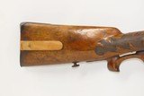 Antique JACOB HEYM Side x Side GERMAN Rifle & Shotgun Percussion CAPE GUNENGRAVED with RELIEF CARVED & Checkered Stock - 14 of 18