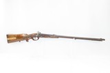Antique JACOB HEYM Side x Side GERMAN Rifle & Shotgun Percussion CAPE GUNENGRAVED with RELIEF CARVED & Checkered Stock - 13 of 18