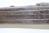 Antique JACOB HEYM Side x Side GERMAN Rifle & Shotgun Percussion CAPE GUNENGRAVED with RELIEF CARVED & Checkered Stock - 9 of 18