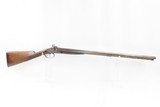 ENGRAVED Antique MANTON Percussion DOUBLE BARREL 14 Bore SxS HAMMER Shotgun Mid-19th Century European Side by Side - 16 of 21