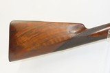 ENGRAVED Antique MANTON Percussion DOUBLE BARREL 14 Bore SxS HAMMER Shotgun Mid-19th Century European Side by Side - 17 of 21