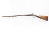 ENGRAVED Antique MANTON Percussion DOUBLE BARREL 14 Bore SxS HAMMER Shotgun Mid-19th Century European Side by Side - 2 of 21