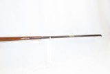Antique LONG BARREL Half Stock PERCUSSION 28 Gauge PLAIN Hammer ShotgunMid-1800s FOWLING PIECE - 7 of 16