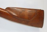 Antique LONG BARREL Half Stock PERCUSSION 28 Gauge PLAIN Hammer ShotgunMid-1800s FOWLING PIECE - 12 of 16