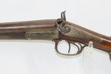 ENGRAVED Antique FRENCH Back Action BERINGER Double Barrel 12 g SxS SHOTGUN Mid-1800 12 Gauge Fowling Piece - 4 of 19