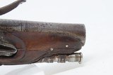 ENGRAVED Antique FRENCH Style .48 Cal. FLINTLOCK Pocket SELF-DEFENSE Pistol ENGRAVED and CARVED Flint Pistol - 5 of 16
