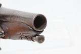 ENGRAVED Antique FRENCH Style .48 Cal. FLINTLOCK Pocket SELF-DEFENSE Pistol ENGRAVED and CARVED Flint Pistol - 6 of 16