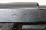 German MAUSER World War II Third Reich “byf/44” Code 9mm C&R P.38 Pistol
Designed to Replace the Luger w/HOLSTER & MAGAZINE - 18 of 22