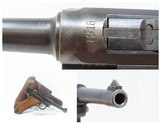 Canadian GREAT WAR CAPTURE DWM GERMAN P.08 LUGER Pistol C&R Allies WWI 1918 1918 Dated with Inscribed Holster Rig - 1 of 24
