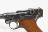 Canadian GREAT WAR CAPTURE DWM GERMAN P.08 LUGER Pistol C&R Allies WWI 1918 1918 Dated with Inscribed Holster Rig - 23 of 24