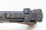 Canadian GREAT WAR CAPTURE DWM GERMAN P.08 LUGER Pistol C&R Allies WWI 1918 1918 Dated with Inscribed Holster Rig - 12 of 24
