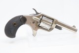 Antique COLT “NEW LINE” .22 Caliber Rimfire ETCHED PANEL Pocket RevolverWILD WEST Hideout Gun with Nickel Plating - 13 of 16