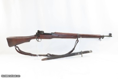 WORLD WAR I Era U.S. EDDYSTONE Model 1917 Bolt Action C&R MILITARY Rifle1917 Ordnance FLAMING BOMB Marked - Image 2 of 19