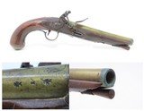 RICHARDS Antique ENGLISH Brass Barreled .58 Cal. FLINTLOCK Pistol British
Early 1800s Birmingham Proofed Pistol