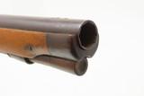 ENGRAVED Antique GORCKE .50 Caliber Long Barreled Pistol PERCUSSION Rifled
Mid-19th Century Germanic Piece with Horn Tipped Stock - 8 of 18