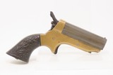 CIVIL WAR Era/WILD WEST Antique C. SHARPS .22 Cal. Rimfire PEPPERBOX Pistol WILD WEST/RIVERBOAT Pocket Revolver - 15 of 18