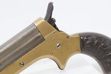 CIVIL WAR Era/WILD WEST Antique C. SHARPS .22 Cal. Rimfire PEPPERBOX Pistol WILD WEST/RIVERBOAT Pocket Revolver - 4 of 18