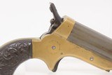 CIVIL WAR Era/WILD WEST Antique C. SHARPS .22 Cal. Rimfire PEPPERBOX Pistol WILD WEST/RIVERBOAT Pocket Revolver - 17 of 18