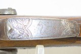 Antique GOLD INLAID German CHRISTOPH FUNK Double Barrel SxS HAMMER Shotgun
BEAUTIFULLY ENGRAVED 16 Gauge Germanic Fowling Piece! - 8 of 23