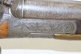 Antique GOLD INLAID German CHRISTOPH FUNK Double Barrel SxS HAMMER Shotgun
BEAUTIFULLY ENGRAVED 16 Gauge Germanic Fowling Piece! - 17 of 23